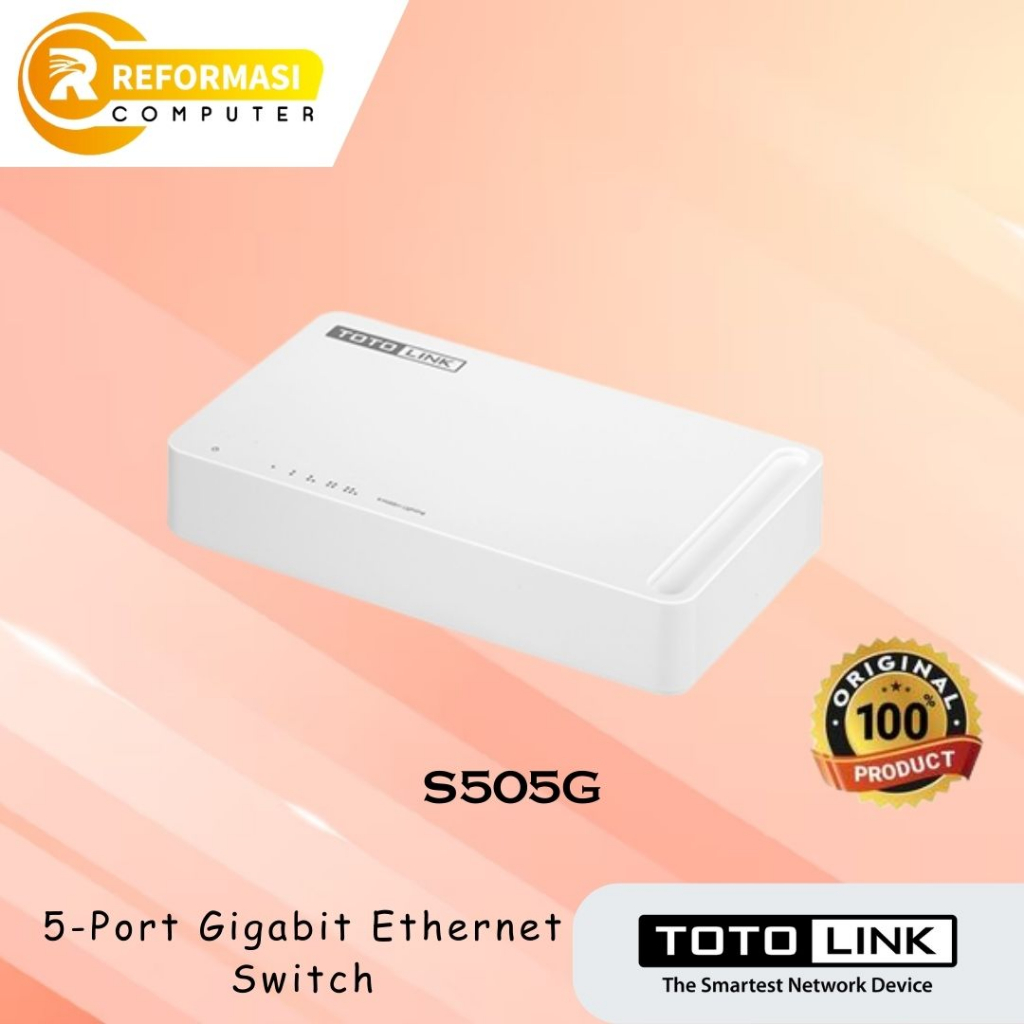 Switch TOTOLINK S505G 5-Port Gigabit Desktop Switch