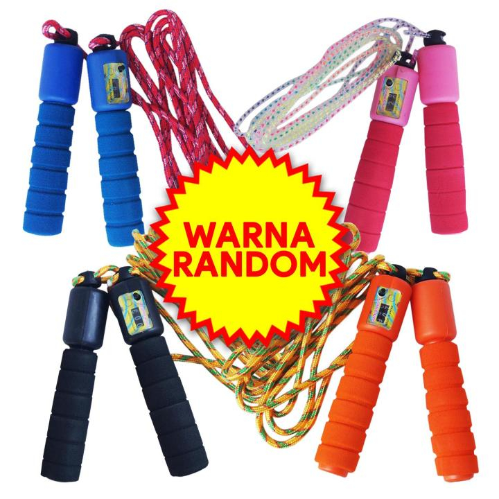 Mainan Anak - Lompat Tali / Tali Skipping / Tali Lompat / Jump Rope (Warna Random) Murah