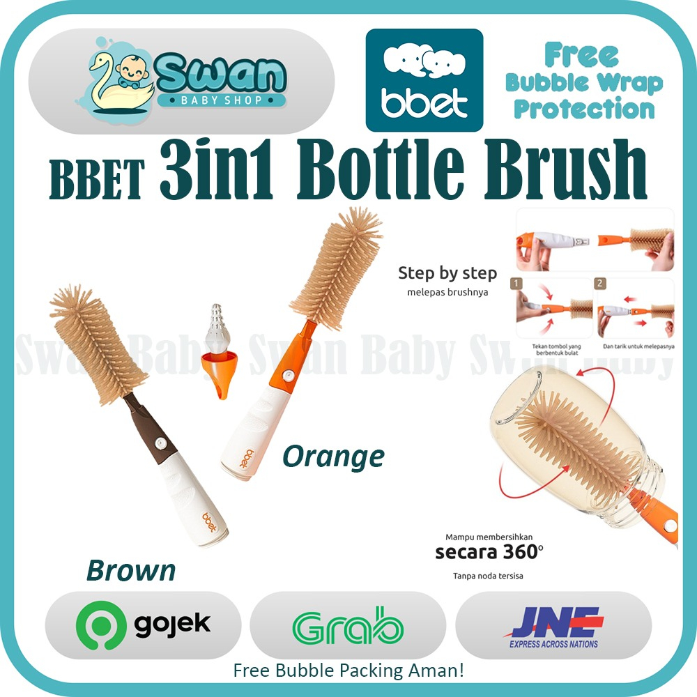 BBET 3in1 Bottle Brush / Sikat Botol