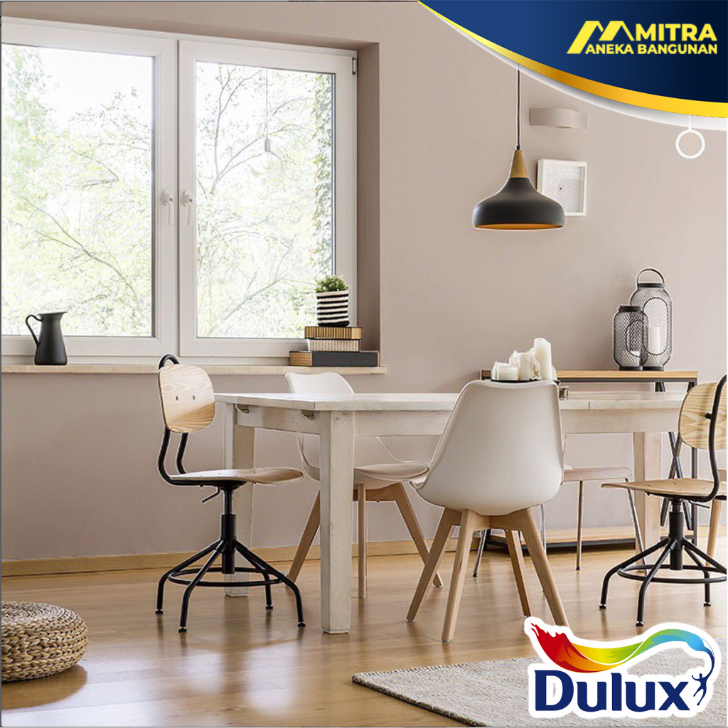 CAT TEMBOK DULUX INTERIOR EKSTERIOR BRAVE BEIGE / CATYLAC PENTALITE WEATHERSHIELD EASY CLEAN
