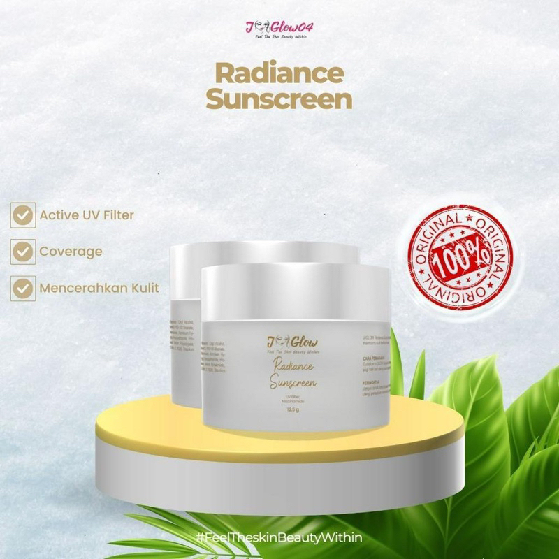 JGLOW DAY CREAM RADIANCE/JGLOW RADIANCE SUNSCREEN/JGLOW CREAM SIANG SUPER WHITENING