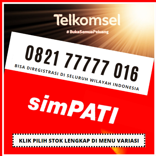 Nomor Cantik Telkomsel - Nomor Cantik Simpati - Nomer Cantik Telkomsel - Nomer Cantik Simpati 4G Panca 77777 SUPER HOKI JOS 705