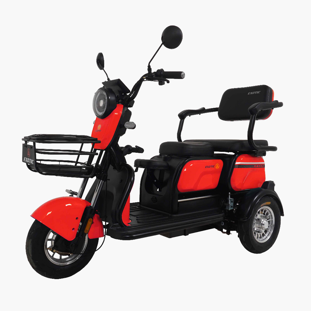 Motor Listrik Roda 3 Exotic Sierra 48V800W Electric Motorcycle