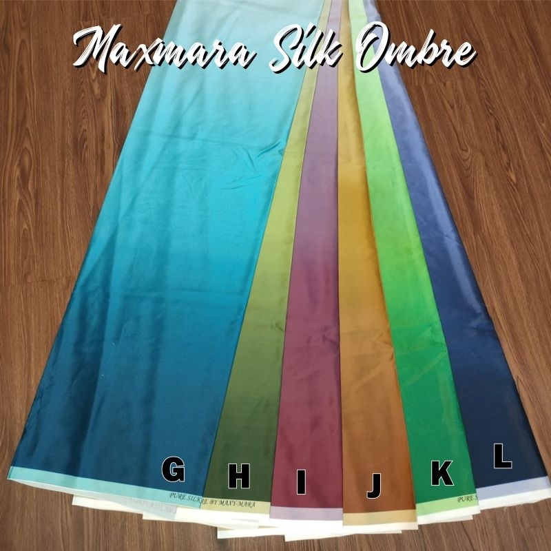 [NEW ARRIVAL] MAXMARA OMBRE SILK SATIN GRADASI LUXURY ORIGINAL