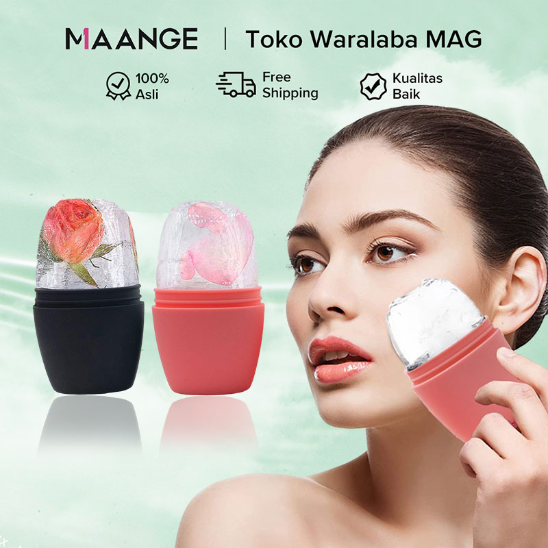 MAANGE Ice Face Massager Face Roller Eye Reusable to Enhance Your Beauty Routine Beauty Ice Facial Contour Roller Face Skin Care Silicone Stick Face Mould 1279