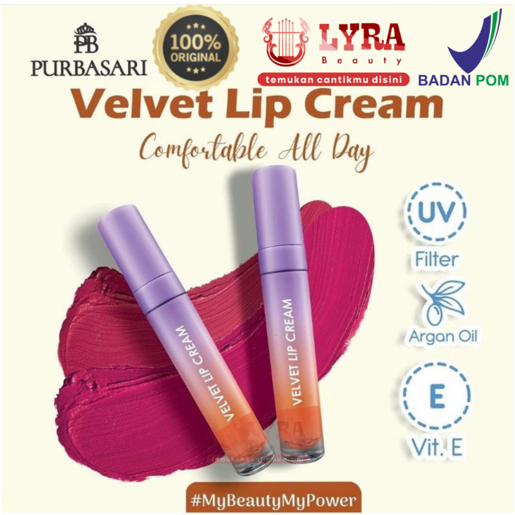 ❤ LYRA ❤ PURBASARI velve lip cream | beauty filter | Lyra Beauty