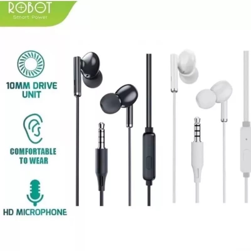 Robot Wired Headset RE602 Handsfree Super Bass Earphone