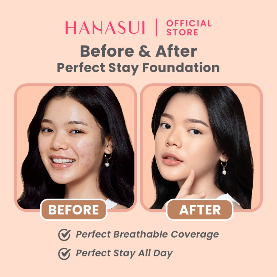 HANASUI PERFECT STAY FOUNDATION - LIQUID FOUNDATION