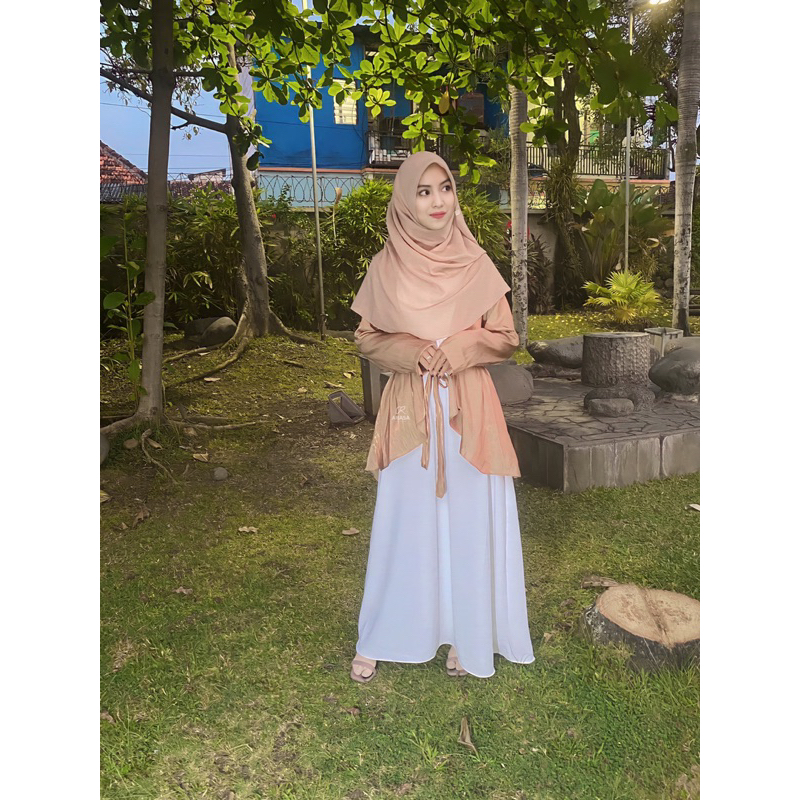 Outer Shimmer by Arasa Hijab | Outer Malay | Long Outer | Shimmer Dress | Shimmer Outer | Outer Cantik  | Kondangan | Eid Series | Lebaran | Cardigan | Dress Bridesmaid | Prewed Wedding Dress | Dress Pesta | Party Dress | Dress Outer Turkey