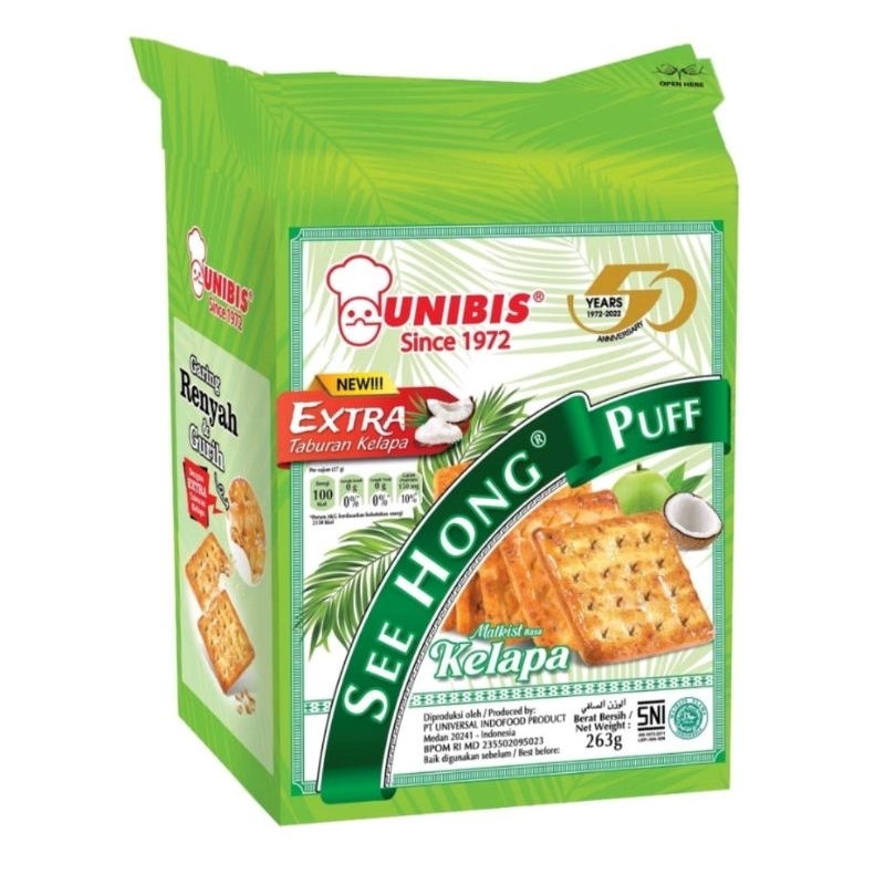 

Unibis See Hong Puff Malkist Kelapa (263g )