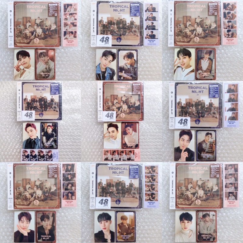 JO1 7th Single - TROPICAL NIGHT Limited Type A & B + Bonus Trading Card, Selca, & 4Cut Photo
