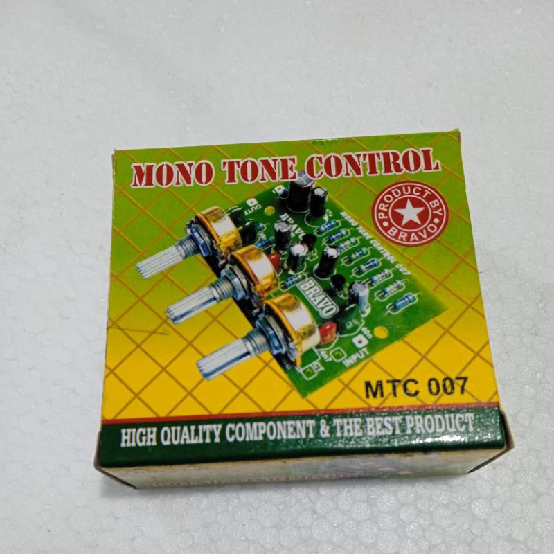 TONE CONTROL MONO 3 POT DC 12V