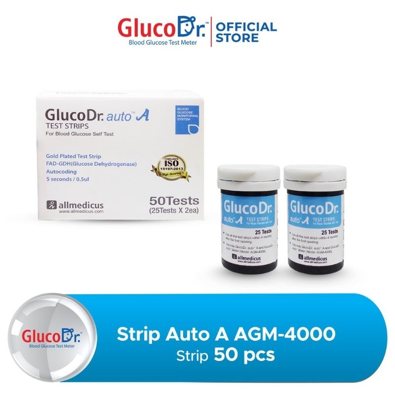 STRIP GLUCO DR AUTO AGM 4000 STRIP ISI ULANG GULA DARAH