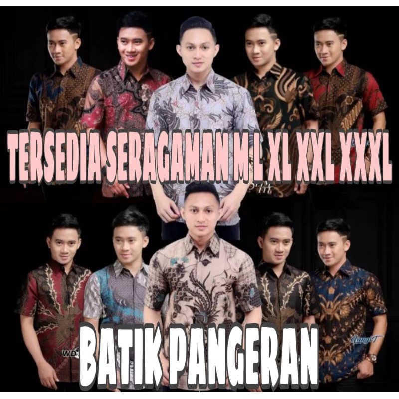 BATIK PRIA PANJANG TERBARU PROMO MURAH M L XL XXL