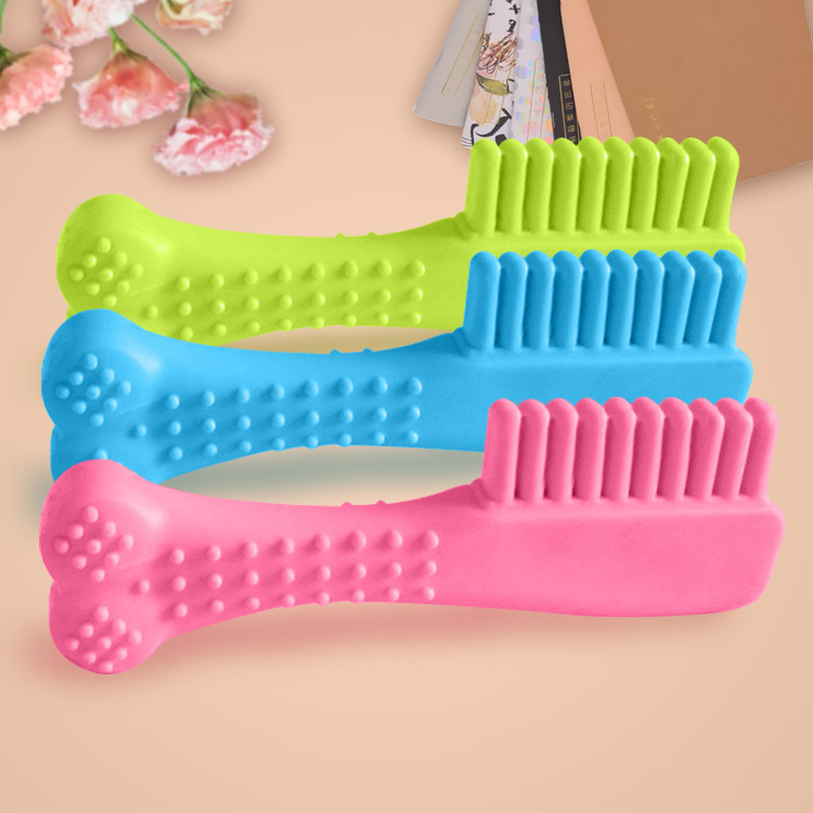 GIGITAN COMB MOTIF 30 - Mainan Gigitan Dot Lonceng Hewan Anjing Kucing Karet Tahan Gigit