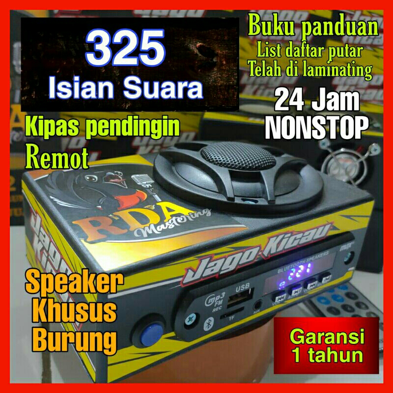 MASTERAN BURUNG DIGITAL MASTER MONCER GO 325 ISIAN BERGARANSI