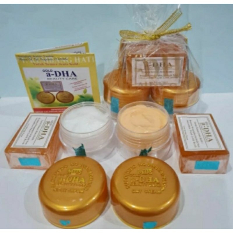 (2 sabun)adha gold mds super original emboss timbul holo biru