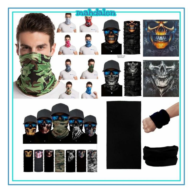 MASKER WAJAH ANTI DEBU MASKER BUFF MASKER KERJA