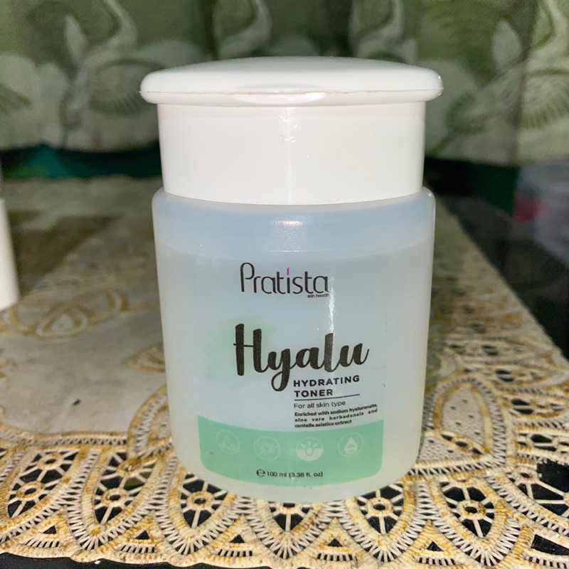 Preloved Hyalu Hydrating Toner Pratista Skincare Face Toner Pencerah Melembabkan Wajah Extra Glow BP