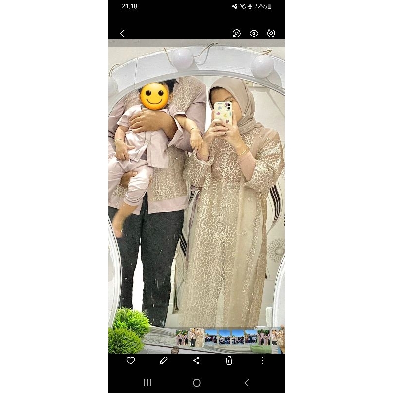 preloved outer organza