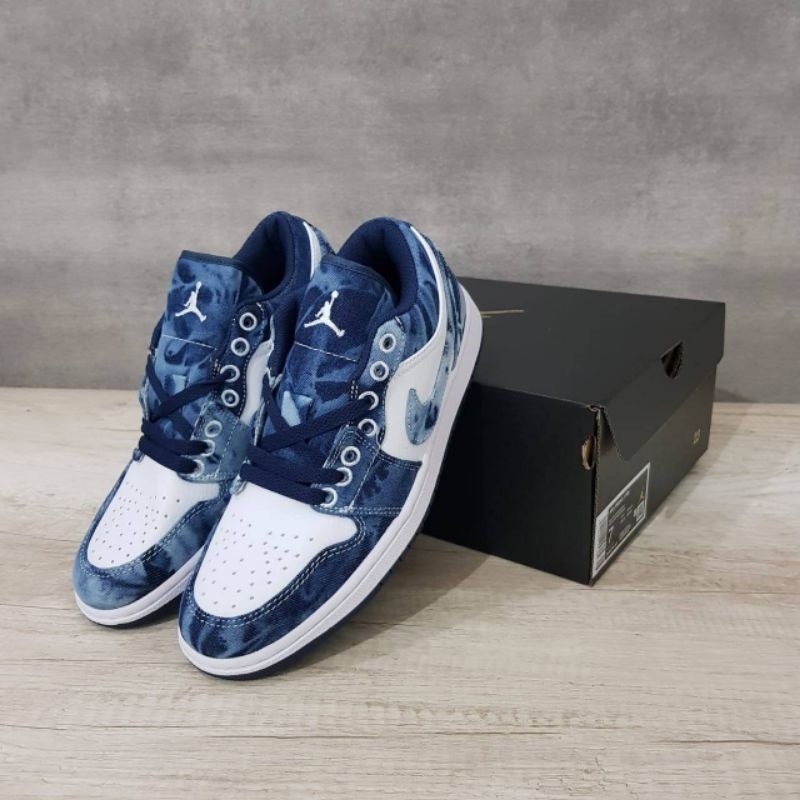 Nike Air Jordan 1 Low Washed  Denim