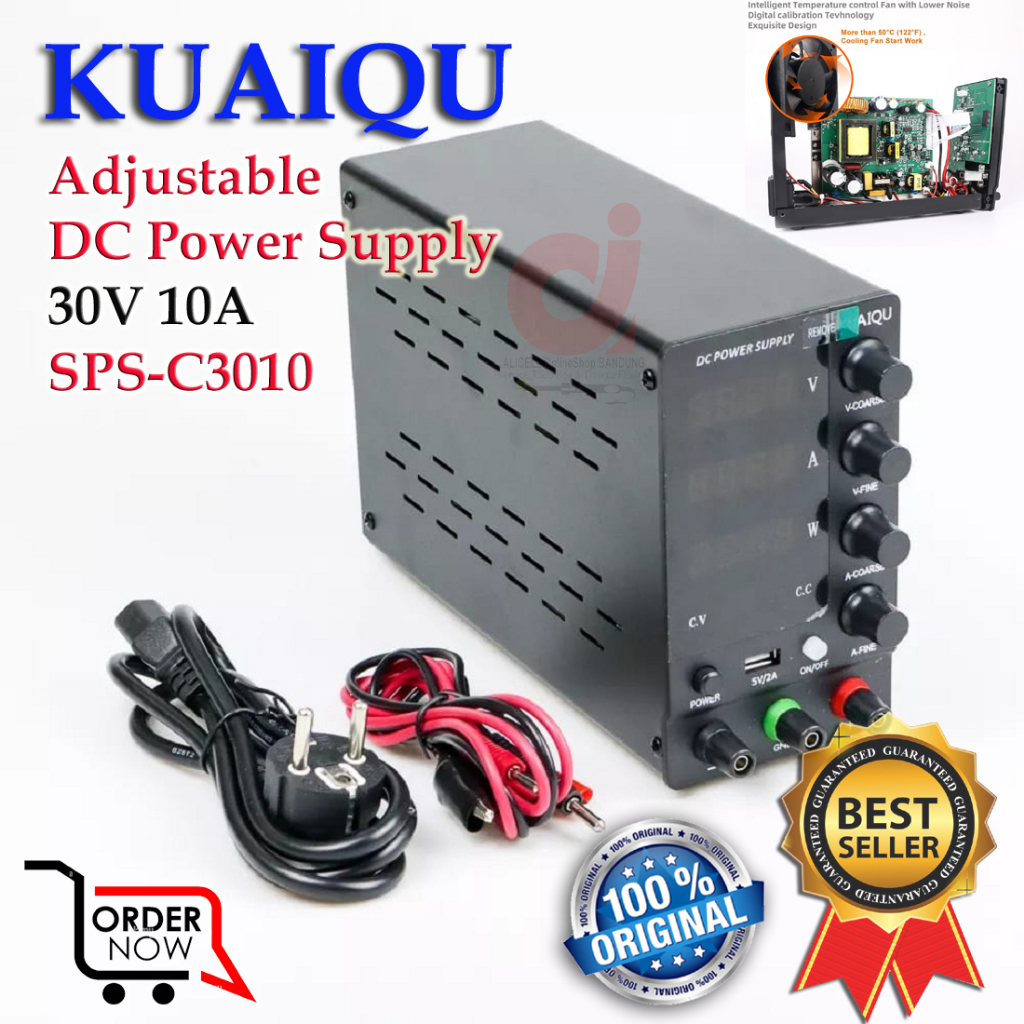 Power Supply 30V 10A-120V 3A KUAIQU Penghancur Short