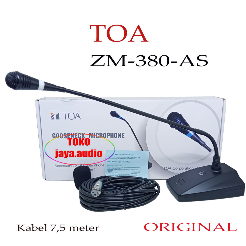 MIC MEJA TOA ZM 380 AS MIC PODIUM MIC MIMBAR MIK PODIUM ORIGINAL TOA