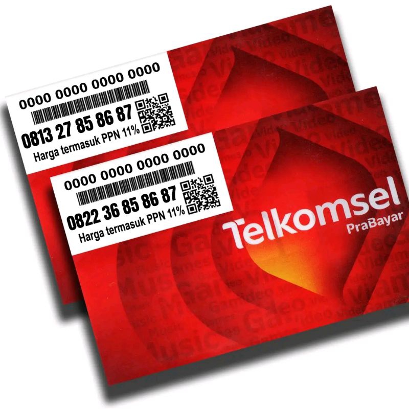 Nomor Cantik Telkomsel Prabayar varian naik 3angka