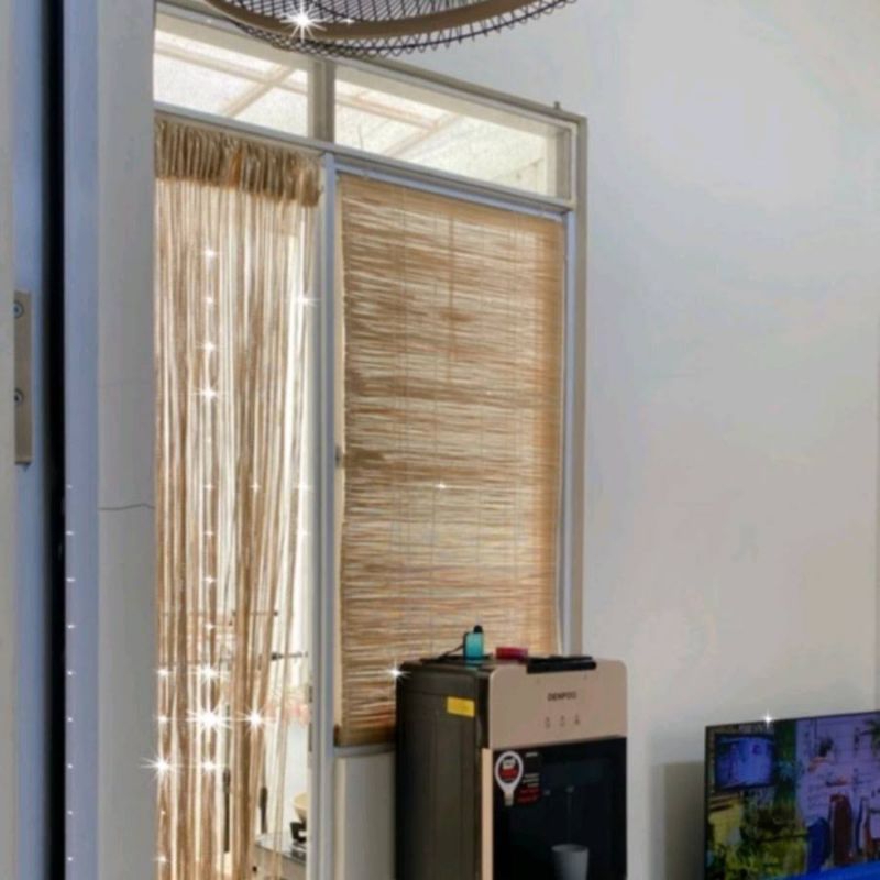 Krey Tirai lidi bambu Gulung Krey Tenun Lidi Bambu Anyaman Lidi bambu 50 X 200