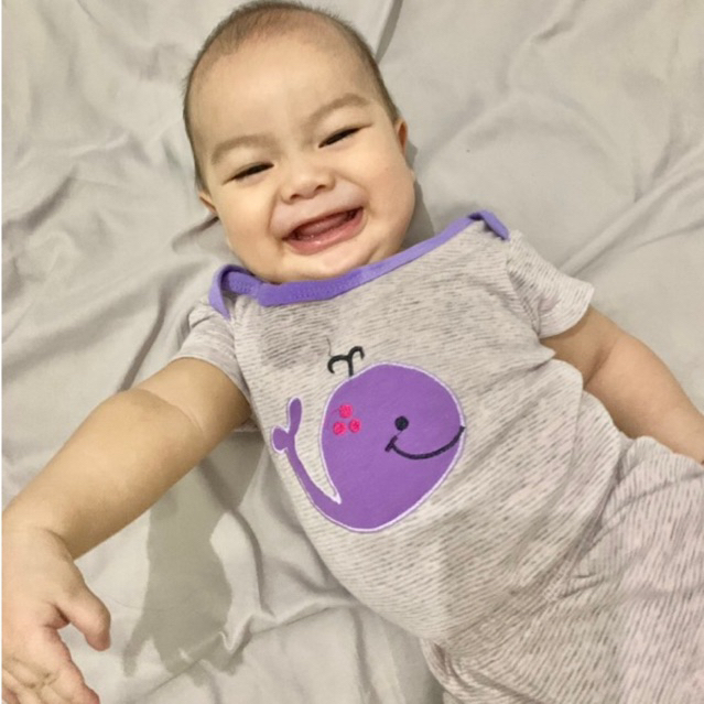 Carter Setelan Jumpsuit Bodysuit Bawahan Celana Panjang Carter 2 in 1 Jumper Baju Bayi Newborn Sleep