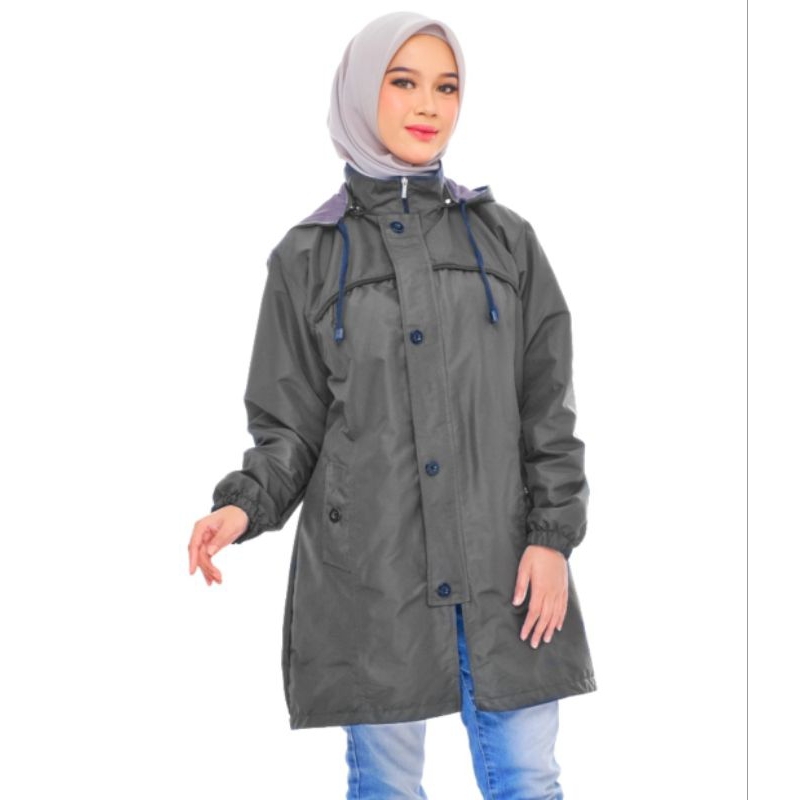 ANAPHA jaket parka syari muslimah jaket hijab hijabers jaket parka wanita panjang jacket hijaber syari