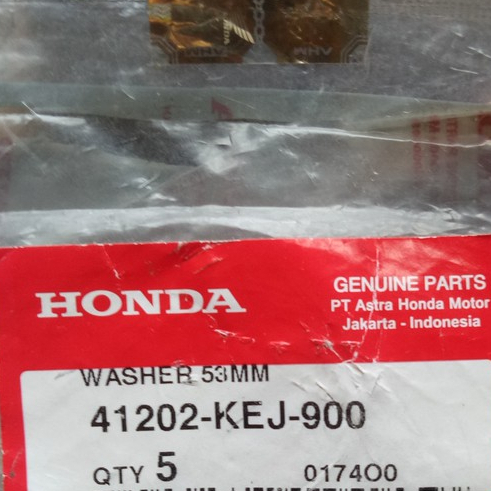 41202 KEJ 900 RING GANJEL GEAR BELAKANG WHASHER 53MM HONDA TIGER REVO ORI AHM