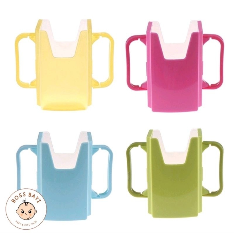 BOSS BAYI - Baby Holder | Milk Holder | Pegangan Susu Kotak / Minuman Kemasanuntuk Bayi Anak