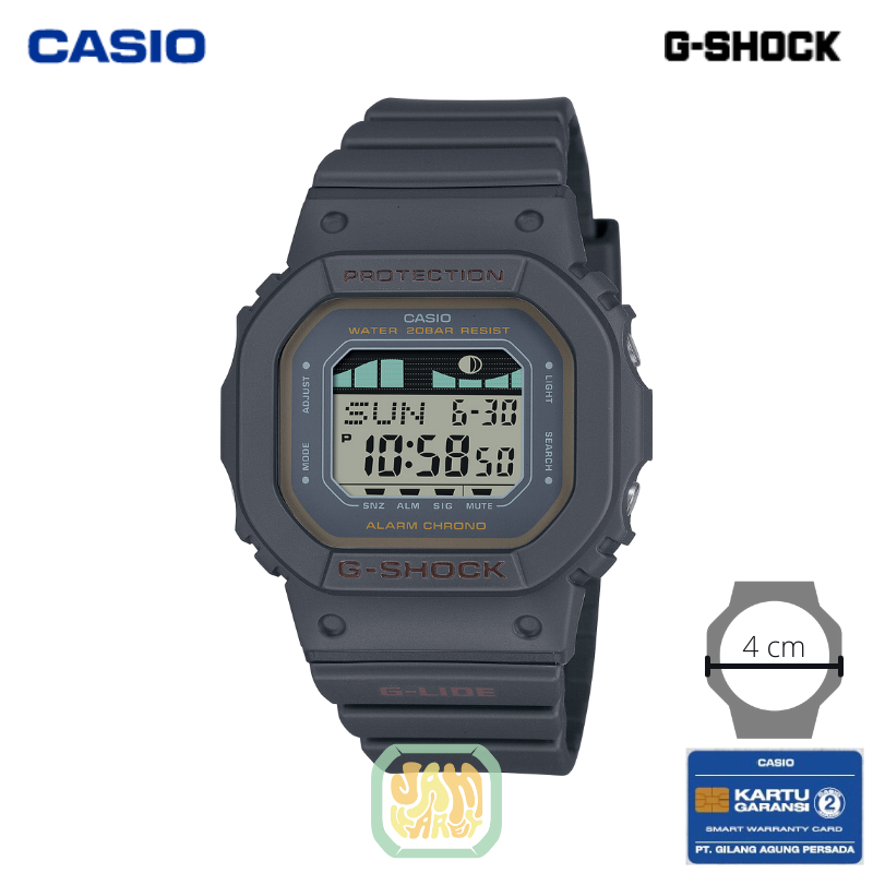 JAM TANGAN CASIO G-SHOCK MINI GLX-S5600-1 ORIGINAL - GLX S5600 1DR