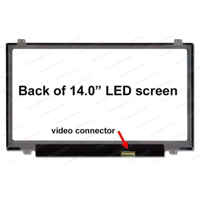 LCD LED 14.0 Slim - 30 Pin resolusi 1920*1080