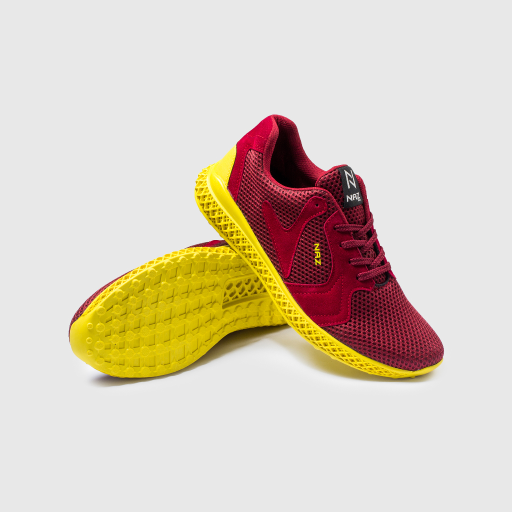 DALVIN MAROON - KING012 - Sepatu Sneakers Pria Original - Sepatu Pria Sneakers - Sepatu Pria Keren - Sepatu Pria Casual - Sneaker Cowok