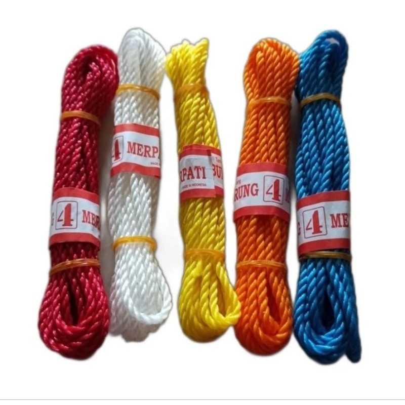 Tali tambang plastik super quality 4mm