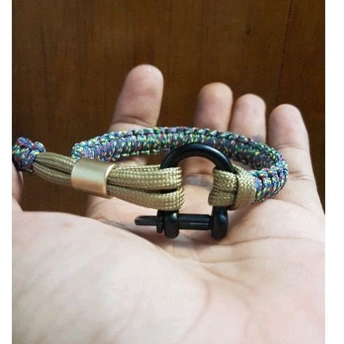 gelang paracord fashion shackle omega