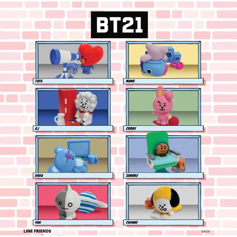 KFC BT21 figures only // mainan BT21