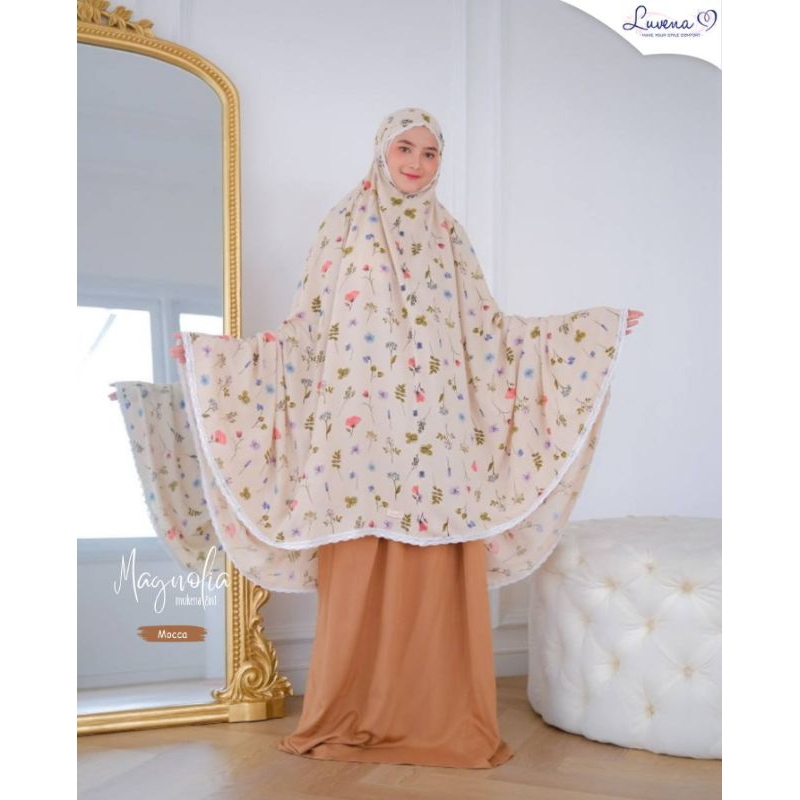 LUVENA MUKENA MAGNOLIA - MUKENA DEWASA - MUKENA RAYON