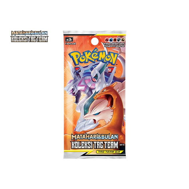 BOOSTER PACK TCG POKEMON INDONESIA EDISI KOLEKSI TAG TEAM AC3B