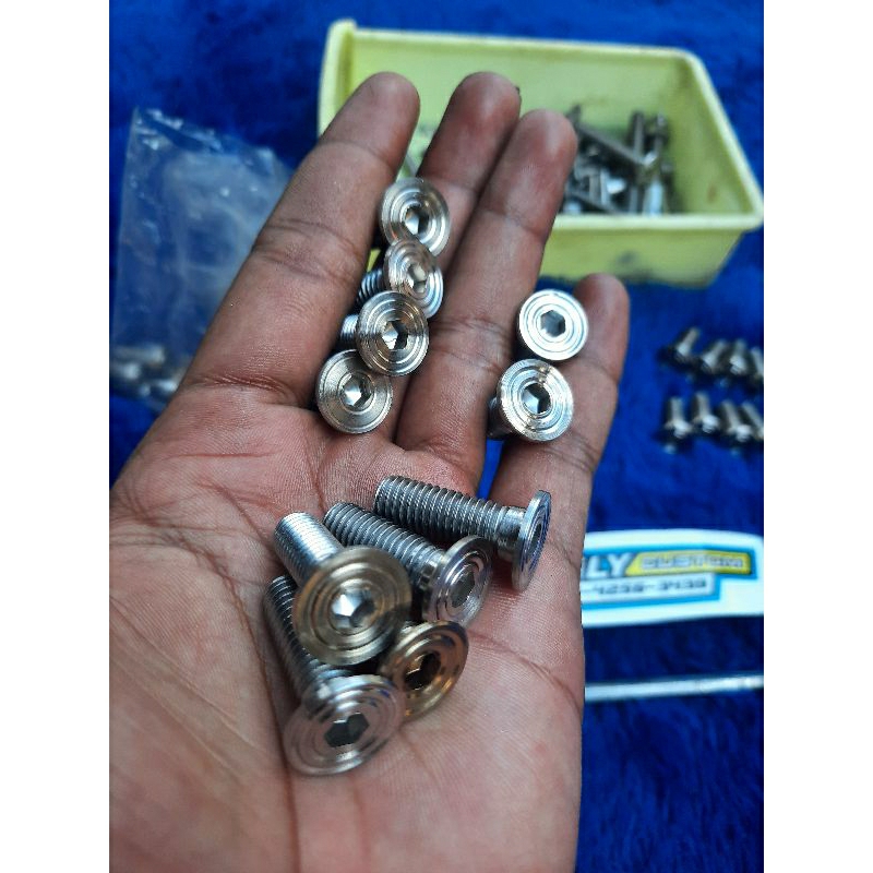 BAUT STAINLES DISC CAKRAM BAUT L ukuran 12 bubut slim