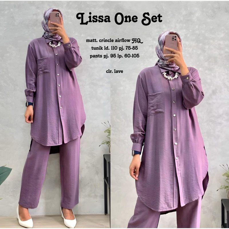 LISSA SETELAN BAJU WANITA