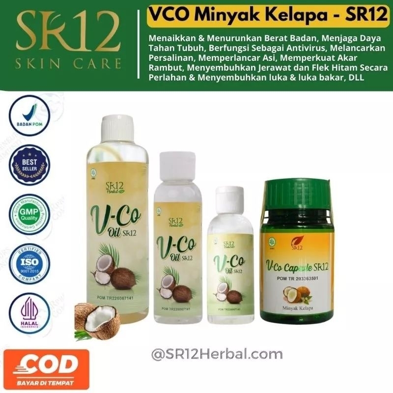 

Premium VCO OIL SR12 MINYAK KELAPA MURNI VIRGIN COCONUT OIL IMUN BOOSTER UNTUK WAJAH, RAMBUT, TUBUH