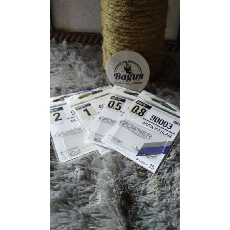 Kail patis mata pancing hook OWNER 90003 Akita Kitsune