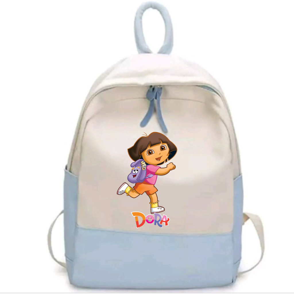 Tas Sekolah Tahan Air Anak Perempuan Dora SD SMP SMA