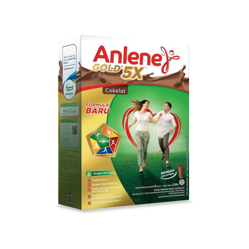 

Anlene Gold Plus 5x Hi-Calcium Coklat 240gr