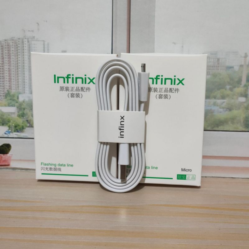 Kabel Data Infinix Original Tipe C dan USB Micro  FastCharger