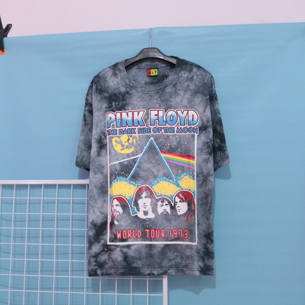 T-shirt Oversize Mcf Pink Floyd Tour 1973 Tie Dye