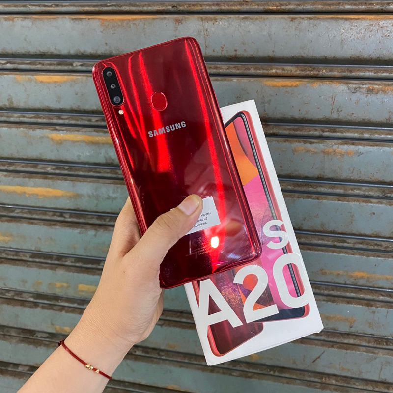 Samsung A20s 4/64gb second bekas pakai normal fullset